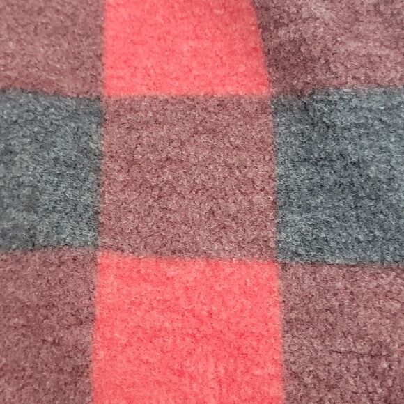 WARM Cute Stylish Buffalo Plad Pull Over 3/4 length Hoodie - Picture 7 of 7